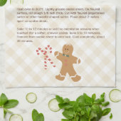 ファミリーレシピキープサーククッキーレシピティータオル キッチンタオル (折り畳み)