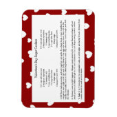 ファミリーレシピキープサーヴァレンティーンズデイマグネット マグネット (縦)