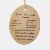 ファミリーレシピクリスマスオーナメント セラミックオーナメント (右)