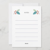 ファミリーレシピテンプレートクリスマスカード シーズンカード (裏面)