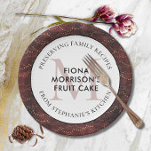 ファミリーレシピブルゴーニュクリスマスパーティー ペーパープレート