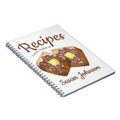 ファミリーレシピホームメイドフランスのトーストブレックファースト ノートブック (右側)