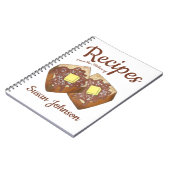 ファミリーレシピホームメイドフランスのトーストブレックファースト ノートブック (左側)