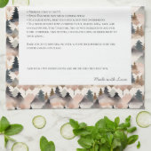 ファミリーレシピ家宝マウンテンツリーズ キッチンタオル (折り畳み)