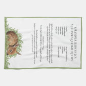 ファミリーレシピ親愛ベビーファウイングリーナリーティー キッチンタオル (横)