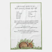 ファミリーレシピ親愛ベビーファウイングリーナリーティー キッチンタオル (縦)