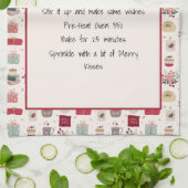 ファミリーレシピ記念クリスマス キッチンタオル (折り畳み)