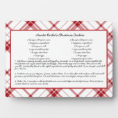 ファミリーレシピ記念クリスマス フォトプラーク (正面)