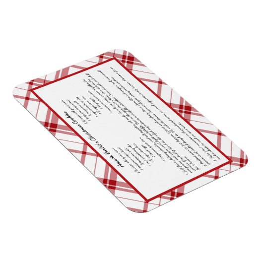 ファミリーレシピ記念クリスマス マグネット (右側)