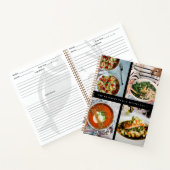 ファミリーレシピ4フォトレシピコレクションブラック ノートブック (内部)