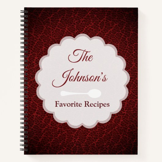 ファミリーレシピ ノートブック (正面)