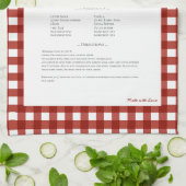 ファミリーレシピKeepsake Squareの写真 キッチンタオル (折り畳み)