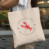 ファミリーロブスターボイルサマーシーフードパーティー トートバッグ