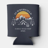 ファミリーロードトリップキャンピングバケーションカスタム 缶クーラー (裏面)