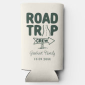 ファミリーロードトリップクルーモダンカスタム記念 スリム缶クーラー (裏面)