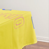 ファミリーワードクラウド🃏スタイル化レモン背景 テーブルクロス (インサイチュ)