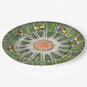 ファミリーヴェールチノワセリーディナープレート ペーパープレート (アングル)