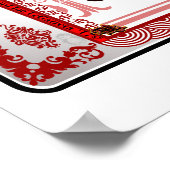 ファミリーヴォーン懇親会ジェリーヴォーンカードプリント ポスター (角)