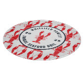 ファミリー任意の大事な行事ロブスターパーソナライズされた沸騰 カッティングボード (角)