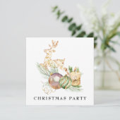 *~*ファミリー企業のAP20トナカイのクリスマスパーティー 招待状 (スタンド正面)