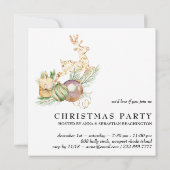 *~*ファミリー企業のAP20トナカイのクリスマスパーティー 招待状 (裏面)