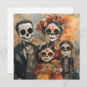 ファミリー伝統的ギャザリングディアデロスミュートス 招待状 (正面/裏面)