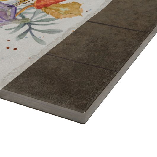 ファミリー信仰秋秋ハーベストファームハウスウッド カッティングボード (角)