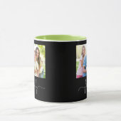 ファミリー写真テンプレート マグカップ (中央)