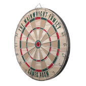 ファミリー名ウッドルックゲームルーム素朴 ダーツボード (正面右)
