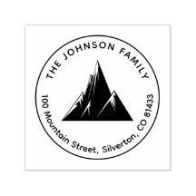 ファミリー名カーブ文字マウンテン差出人住所