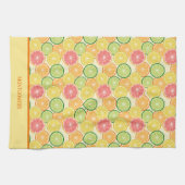 ファミリー名シトラススライス キッチンタオル (横)