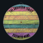 ファミリー名パーソナライズされたブルーダーツボード ダーツボード<br><div class="desc">ダーツボードはレクリエーション人気がある的で競争力のあるゲームで、あらゆる年齢のプレイヤーやスキルレベルのプレイヤーにおもしろいの時間を提供する。ダーツボードは一般的にシザル繊維、コルク、または電子部品から作られ、ダーツボードはダーツの衝撃に耐え、正確なスコアゾーンを提供するように設計されている。標準のダーツボードは中央に番号付きセクションとブルズアイを持つ円形のデザインを特徴とし、電子バージョンは多くの場合、デジタルスコアリングや各種ゲームオプションを含む。ホームゲームの部屋、バー、プロフェッショナルトーナメントに最適なダーツボードは、壁に取り付けたり、キャビネットに収納することがスタイリッシュできる。ダーツのセットと、このクラシックゲームの戦略的楽しむな挑戦と興奮であなたのセットアップを完了。</div>