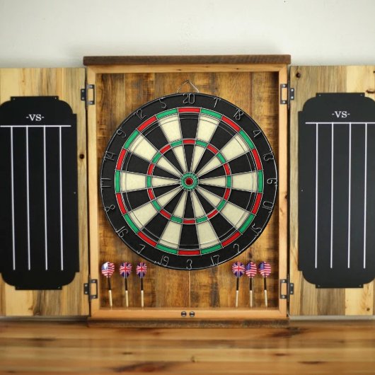 ファミリー名パーソナライズされたブルーダーツボード ダーツボード