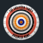 ファミリー名パーソナライズされたブルーダーツボード ダーツボード<br><div class="desc">ダーツボードはレクリエーション人気がある的で競争力のあるゲームで、あらゆる年齢のプレイヤーやスキルレベルのプレイヤーにおもしろいの時間を提供する。ダーツボードは一般的にシザル繊維、コルク、または電子部品から作られ、ダーツボードはダーツの衝撃に耐え、正確なスコアゾーンを提供するように設計されている。標準のダーツボードは中央に番号付きセクションとブルズアイを持つ円形のデザインを特徴とし、電子バージョンは多くの場合、デジタルスコアリングや各種ゲームオプションを含む。ホームゲームの部屋、バー、プロフェッショナルトーナメントに最適なダーツボードは、壁に取り付けたり、キャビネットに収納することがスタイリッシュできる。ダーツのセットと、このクラシックゲームの戦略的楽しむな挑戦と興奮であなたのセットアップを完了。</div>