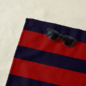 ファミリー名ビーチハウスレトロサンセットデミディーズ60s ビーチタオル (インサイチュ)