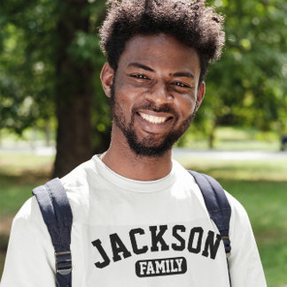 ファミリー名ファミリー懇親会モノグラム Tシャツ