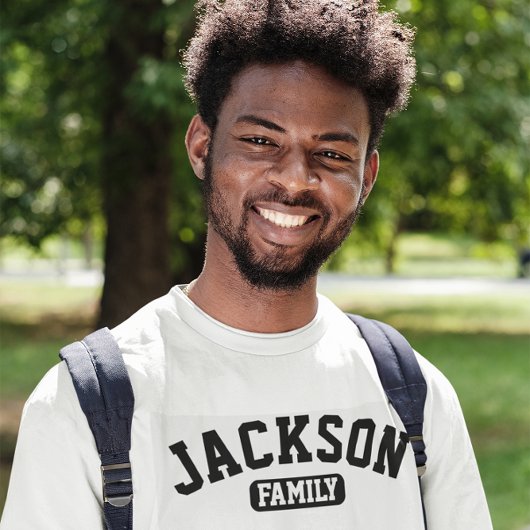 ファミリー名ファミリー懇親会モノグラム Tシャツ