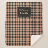 ファミリー名プレイドシェルパブランケット シェルパブランケット (正面)