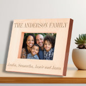 ファミリー名前をカスタムする パーソナライズされた レーザー彫刻フレーム