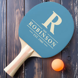 ファミリー名&イニシャルアクアスプラッシュ 卓球ラケット