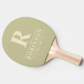 ファミリー名&イニシャルダストセージ 卓球ラケット (横)