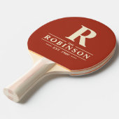 ファミリー名&イニシャルポロパンシエナ 卓球ラケット (正面アングル)