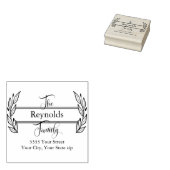 ファミリー差出人住所 ラバースタンプ (押印)