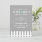 ファミリー引っ越し祝いパーティーパーティの招待状 招待状 (スタンド正面)