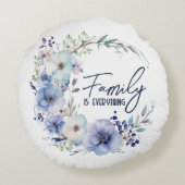 ファミリー引用文リース ラウンドクッション (裏面)