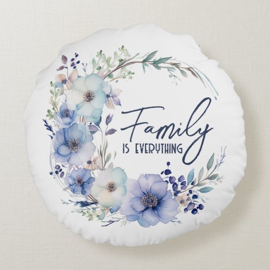 ファミリー引用文リース ラウンドクッション (裏面)