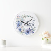 ファミリー引用文リース ラージ壁時計 (ホーム)