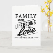 ファミリー引用文。 カード (黄色い花)