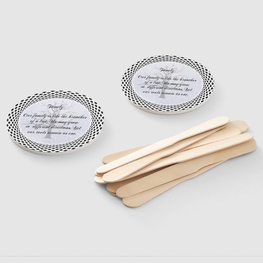 ファミリー引用文 ハンドファン (組立なし)