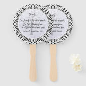 ファミリー引用文 ハンドファン (正面&裏面)